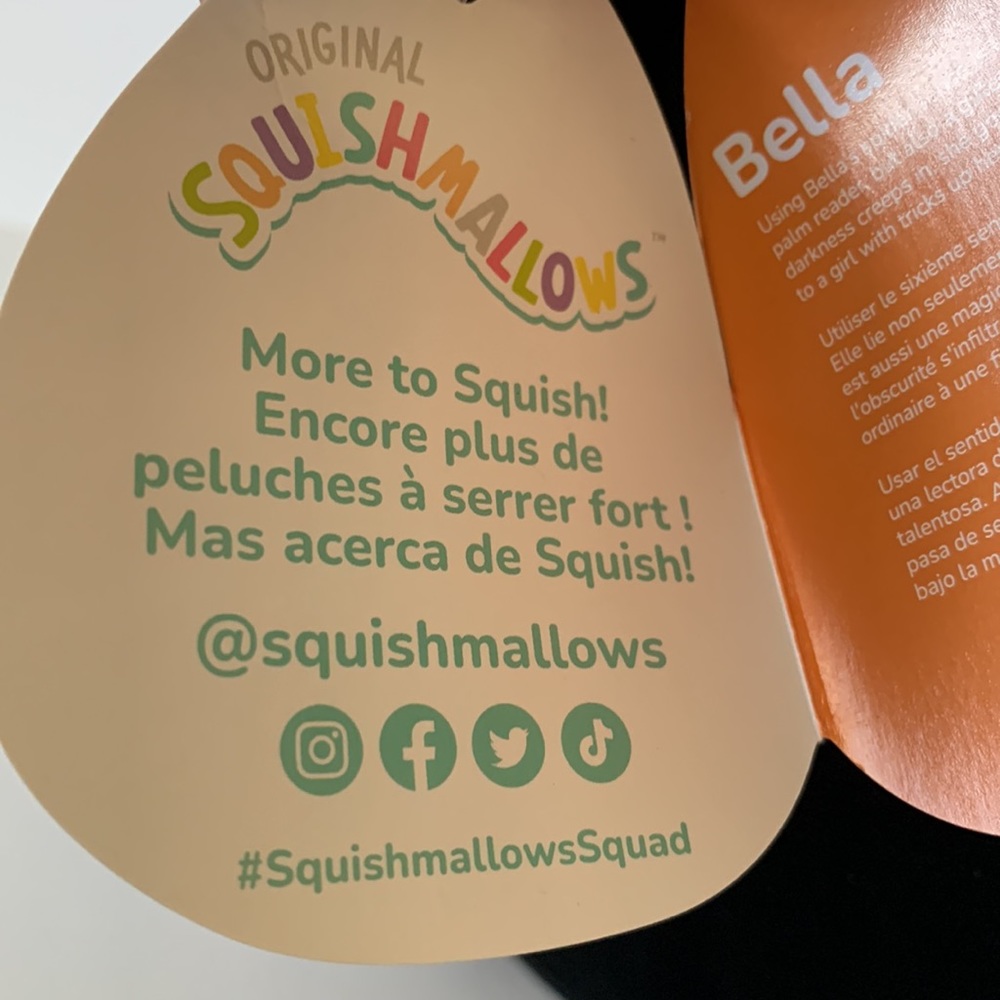 Squishmallows Bella the Spider Halloween Bucket Treat Pail - Picture 8 of 13
